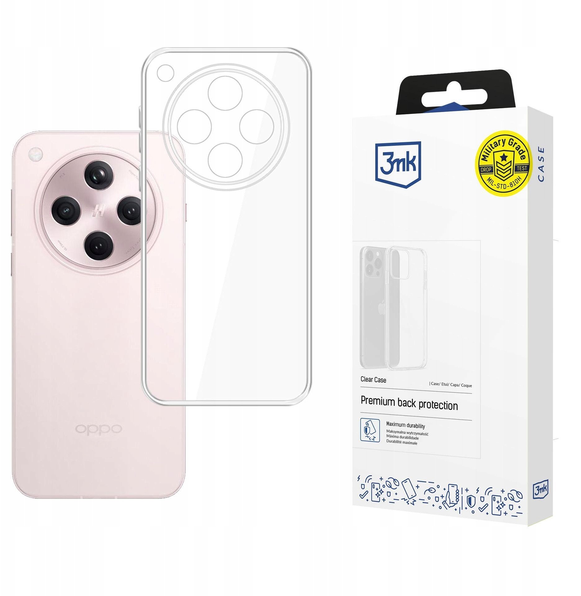 Oppo Find X8 - 3mk Clear Case