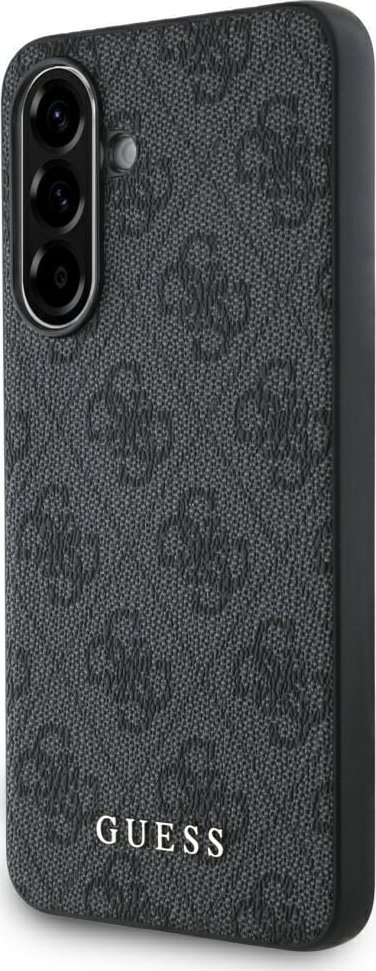 Case Guess 4G Metal Gold Logo for Samsung Galaxy A36 black