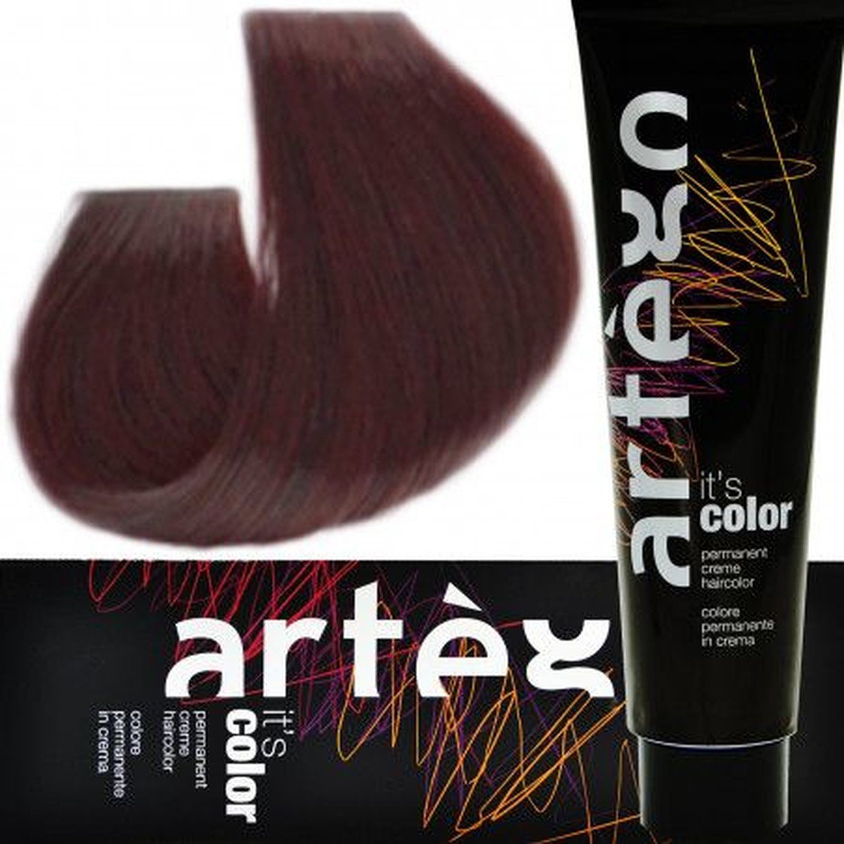 Artego Its Color Farba do włosów w kremie 150ml Jasny Czerwony Brąz (5.6 - 5R)