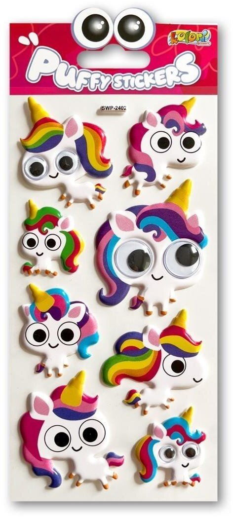 Naklejki puffy Unicorns Eyes