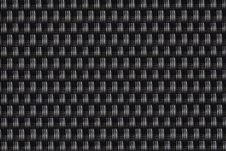 TechnoRattan Osłona Balkonowa z TECHNORATTANU na WYMIAR (0,05m2) - Czarna bez oczek RD04