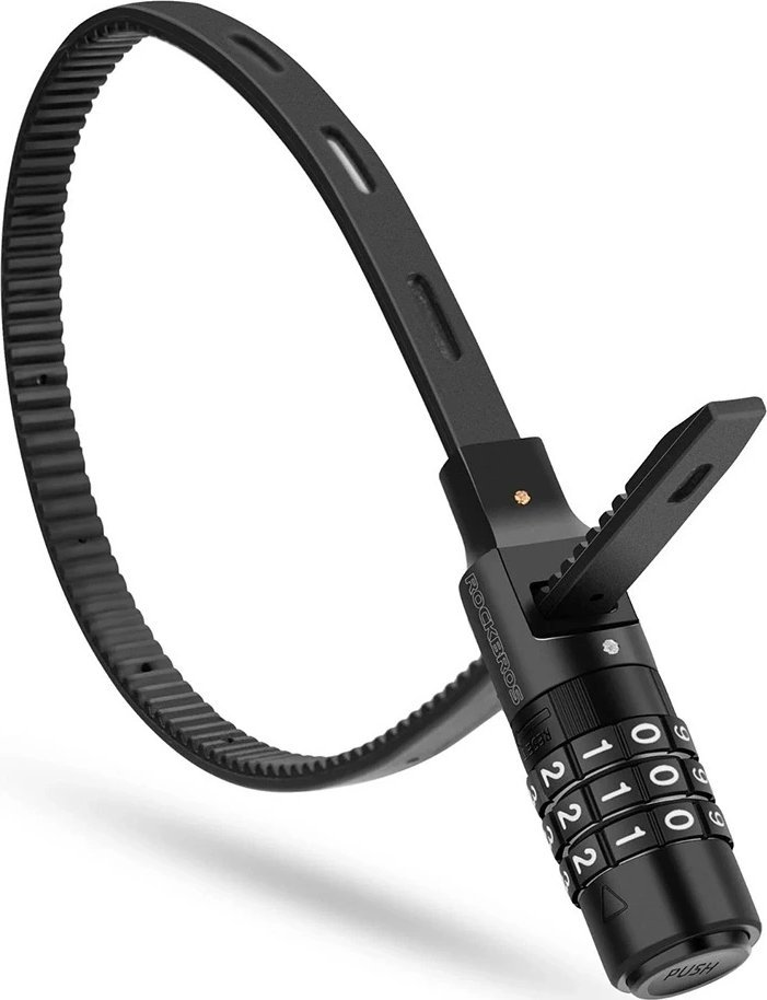 RockBros Zapięcie rowerowe Rockbros 3240001001 na szyfr 0,5m - czarne