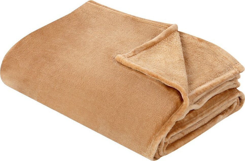 Beliani Koc 200 x 220 cm piaskowy BAYBURT