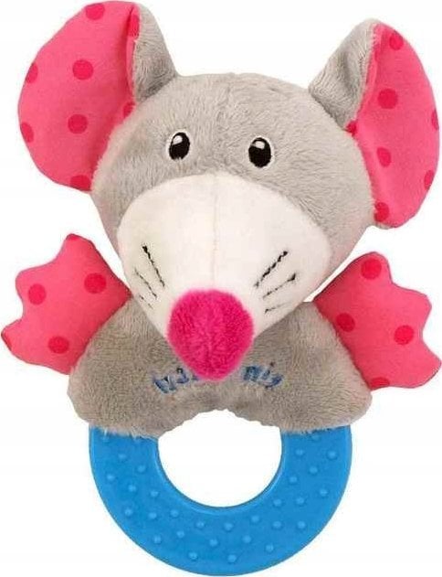 Baby Mix 34552 GRZECHOTKA MYSZKA PLUSZ