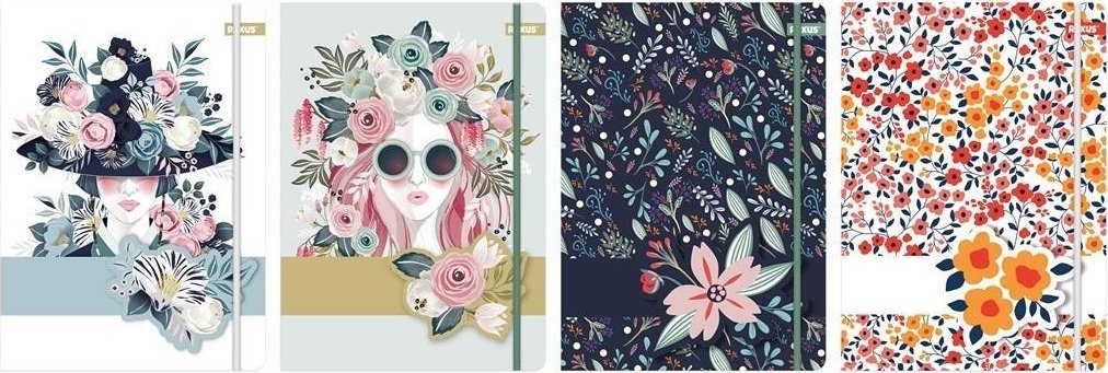 Beniamin Teczka z gumką A4 Flower