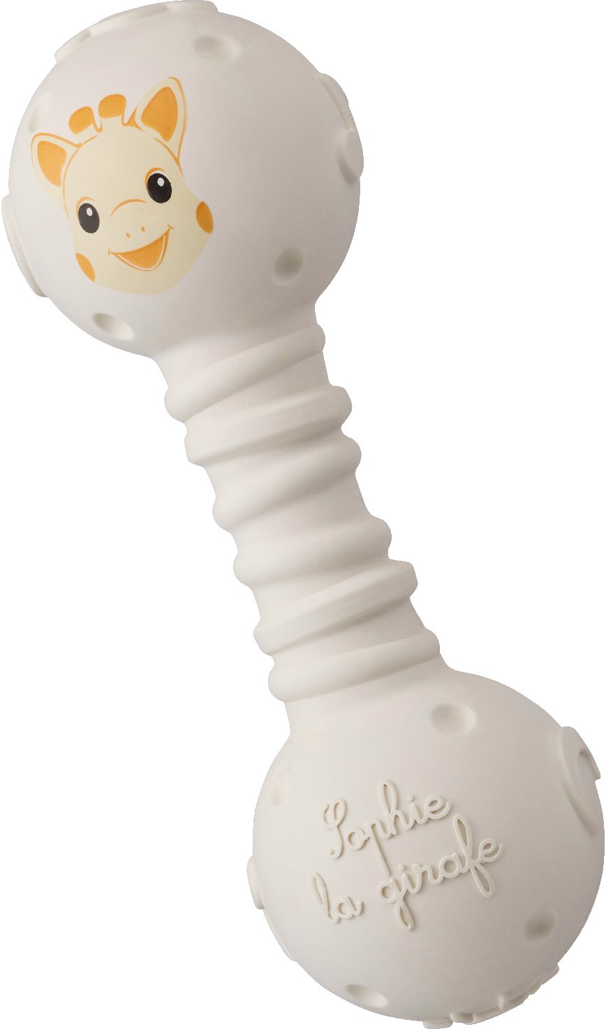 Kauczukowa grzechotka do gryzienia