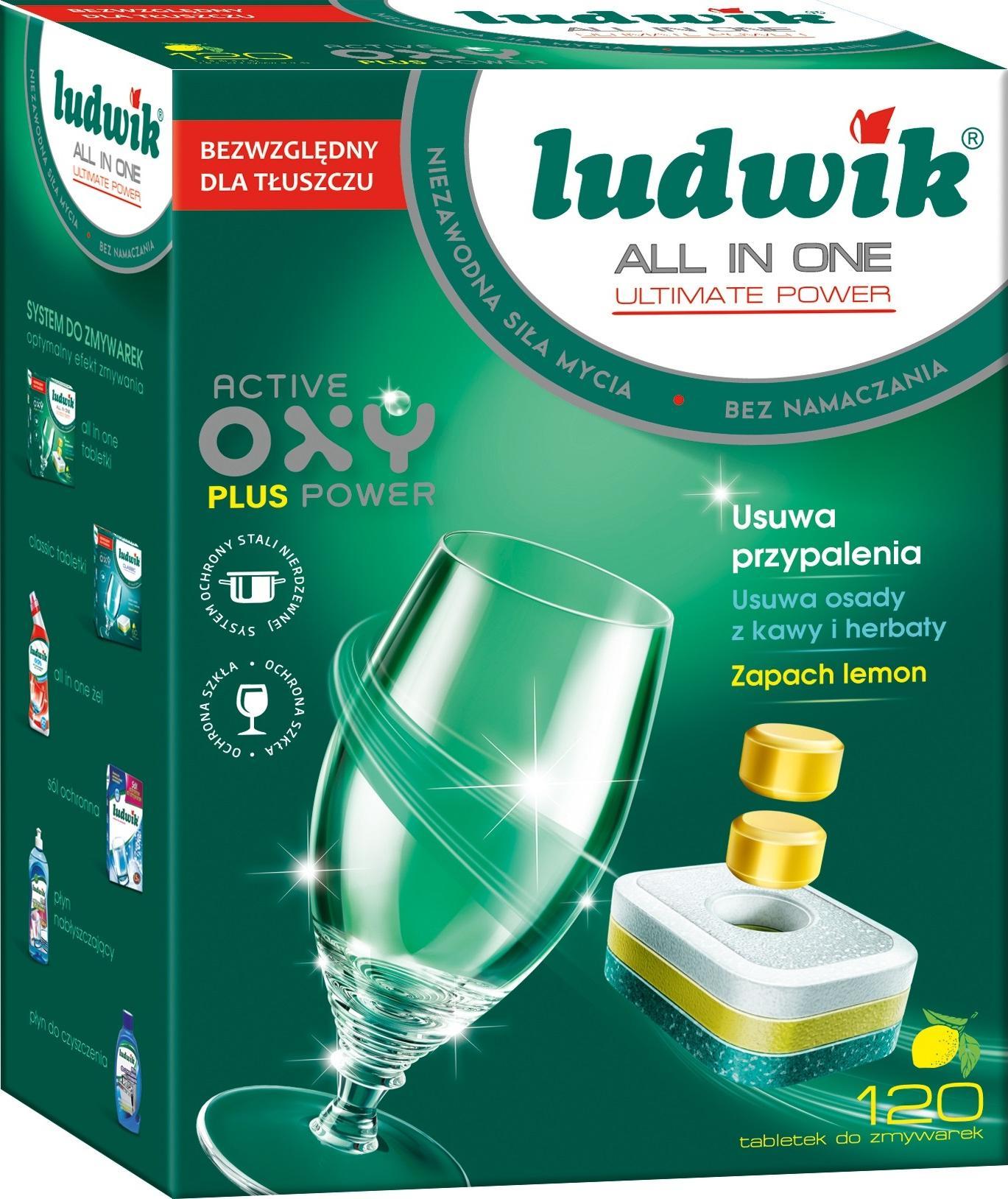 Inco LUDWIK tabletki do zmywarek all in one P-Free 120 szt. 2,16kg