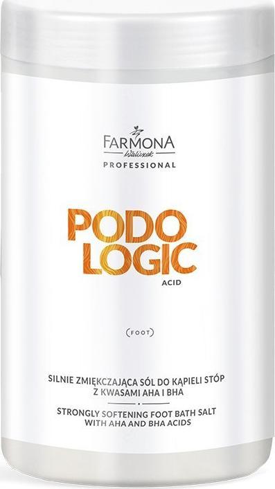 Farmona Farmona PODOLOGIC ACID Silnie zmiękczająca sól do kąpieli stóp z kwasami AHA i BHA 1500g