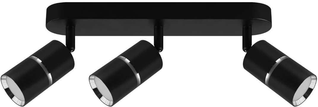 Kinkiet IDEUS Lampa naścienna DIOR SPT 4264 reflektorki metal chrom czarna