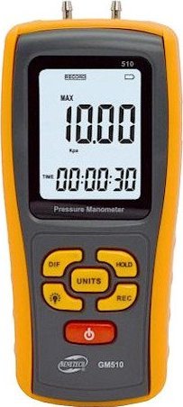 Benetech Manometr różnicowy Benetech GM510 - maks. 0,1 bara