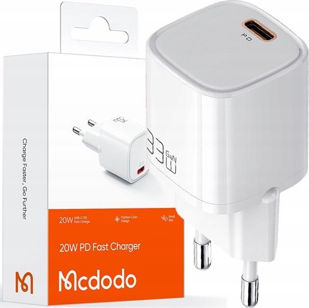 Ładowarka Mcdodo Ładowarka sieciowa McDodo CH-4020 20W Seria Nano (biała)