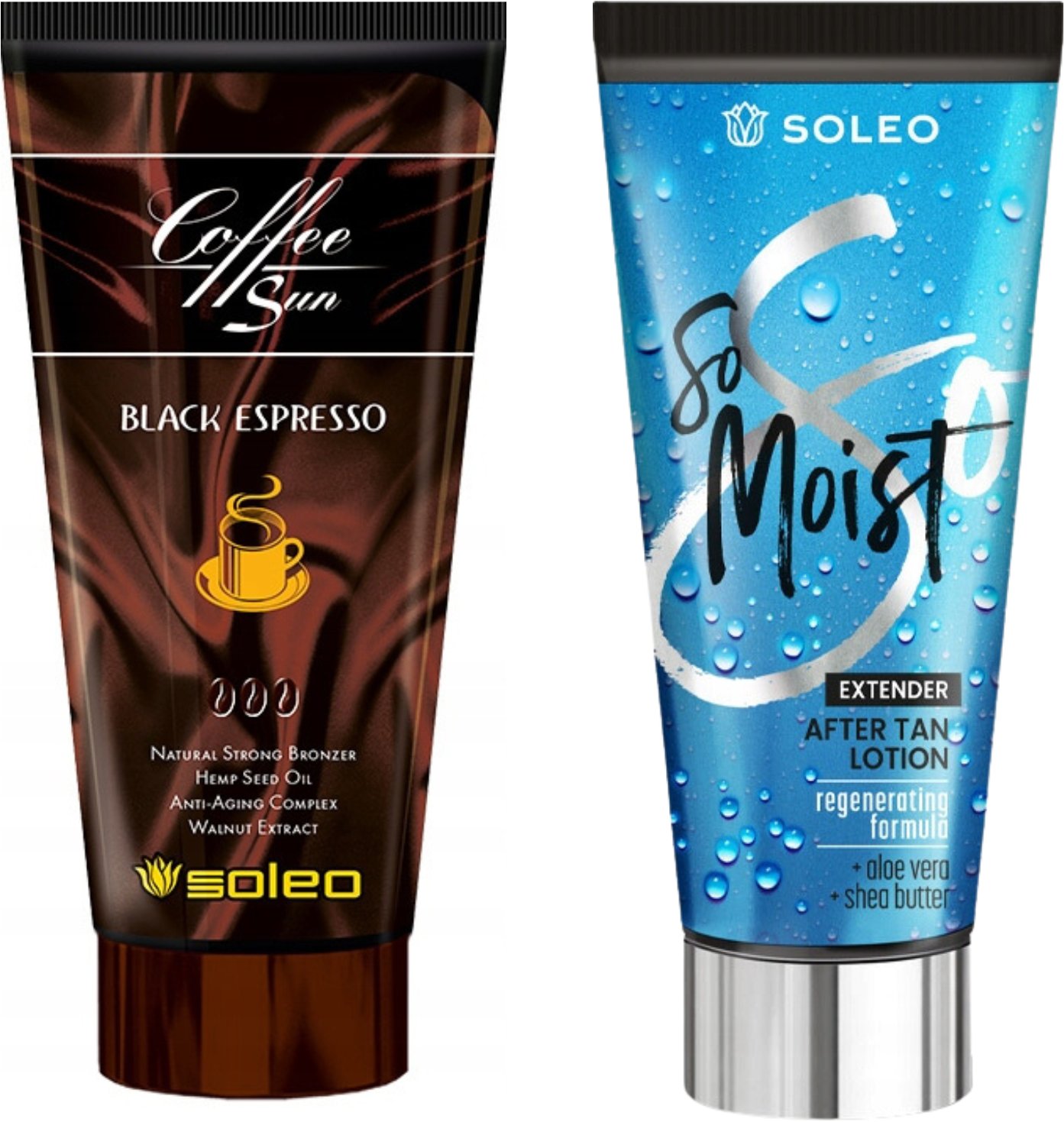 Soleo Coffee Sun Black Espresso + So Moist Po Opalaniu Gratis
