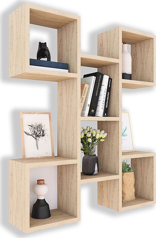 Elior Skandynawska półka wisząca dąb sonoma - Anika