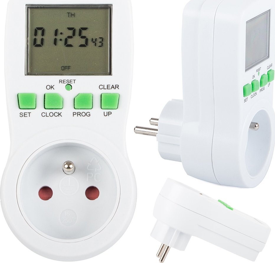 Verk Programator czasowy wyłącznik włącznik cyfrowy lcd Programator czasowy wyłącznik włącznik cyfrowy lcd