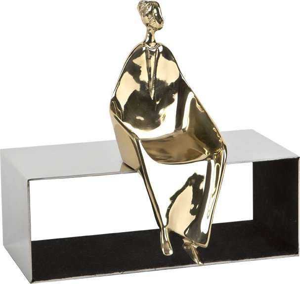 Witek Home Ozdoba z mosiądzu Kobieta