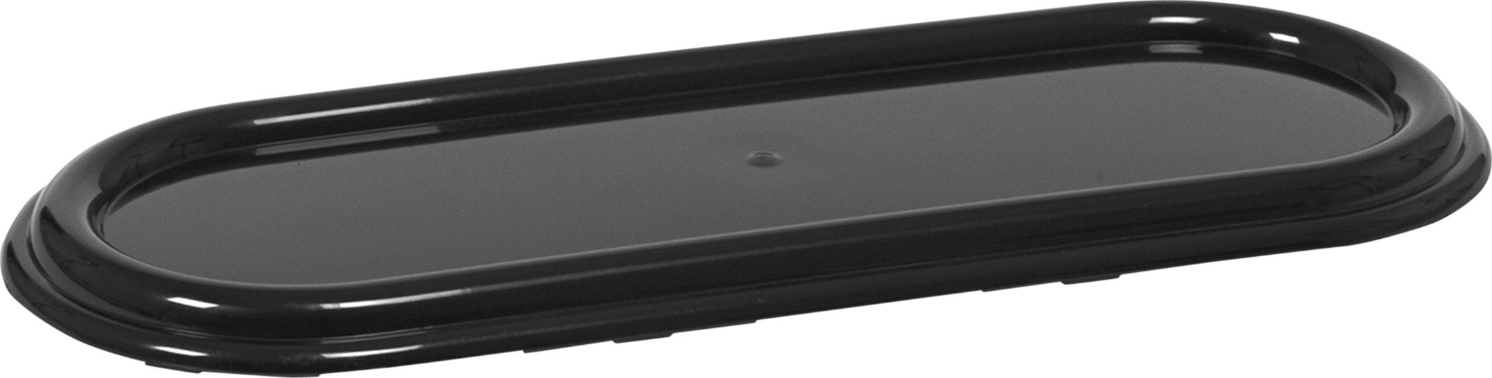 Skrzynia ogrodowa Kadax KADAX Zniczówka owalna 44 x 20 cm, czarna