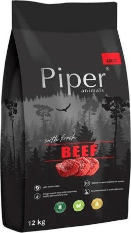 Dolina Noteci DOLINA NOTECI Piper Animals z wołowiną 12 kg, karma sucha dla psa