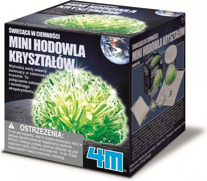 4M Świecąca w ciemności mini hodowla kryształów - 3918