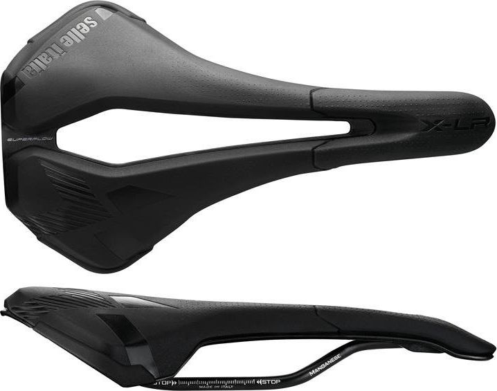 Selle Italia Siodło SELLE ITALIA X-LR TM AIR CROSS SUPERFLOW S (id match - S3) Manganese Tube 7, rpu, 215g czarne (NEW)