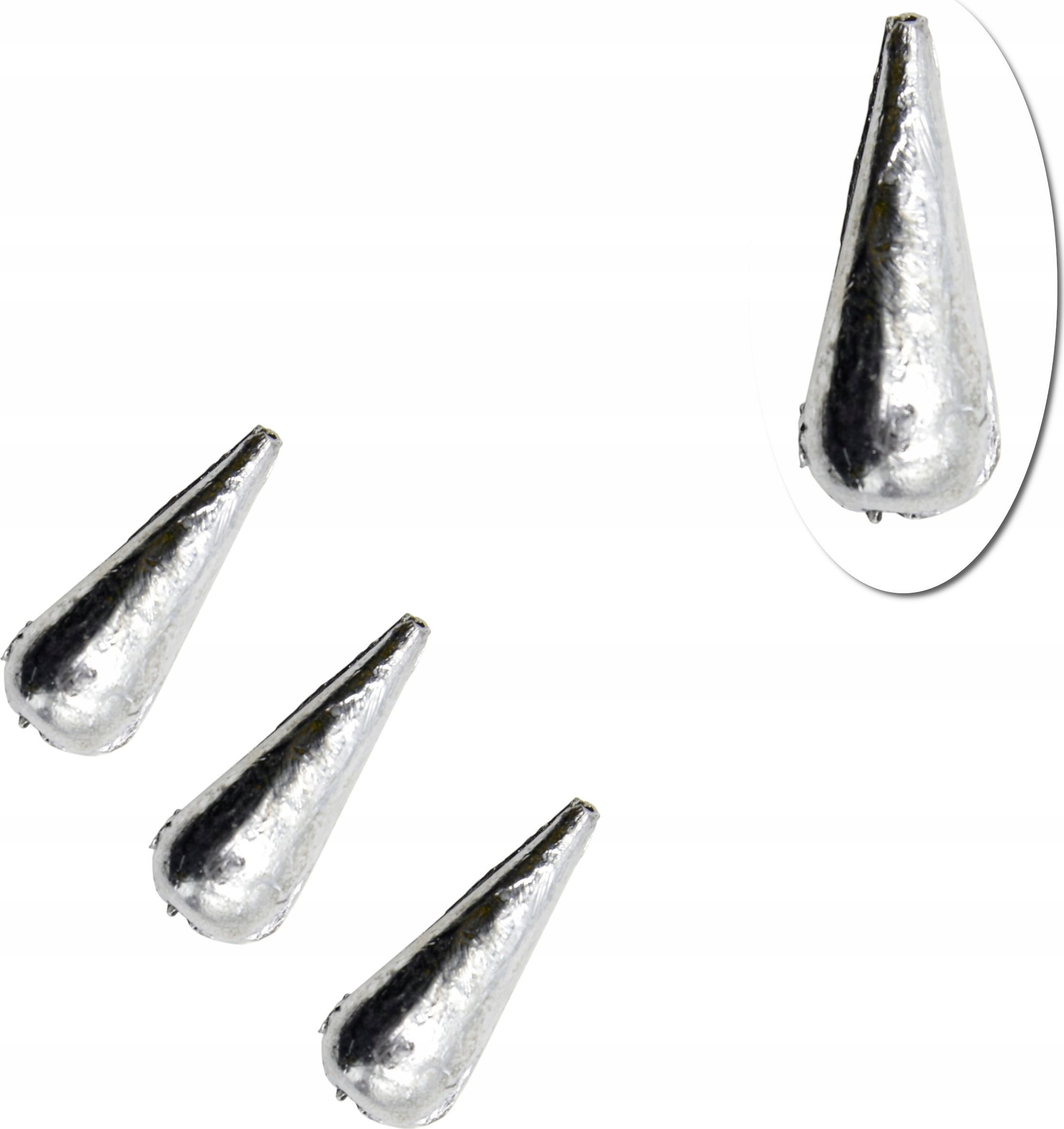 Assan Ołów CIĘŻAREK ŁEZKA PRZELOTOWA OLIWKA 12 g / 3 szt