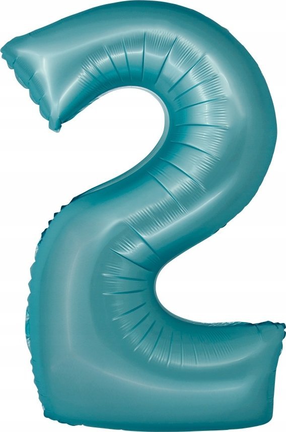 GoDan Balon foliowy Smart, Cyfra 2, j. niebieska matowa, 76 cm GoDan