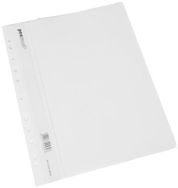 Skoroszyt A4 z perforacją biały (20szt)