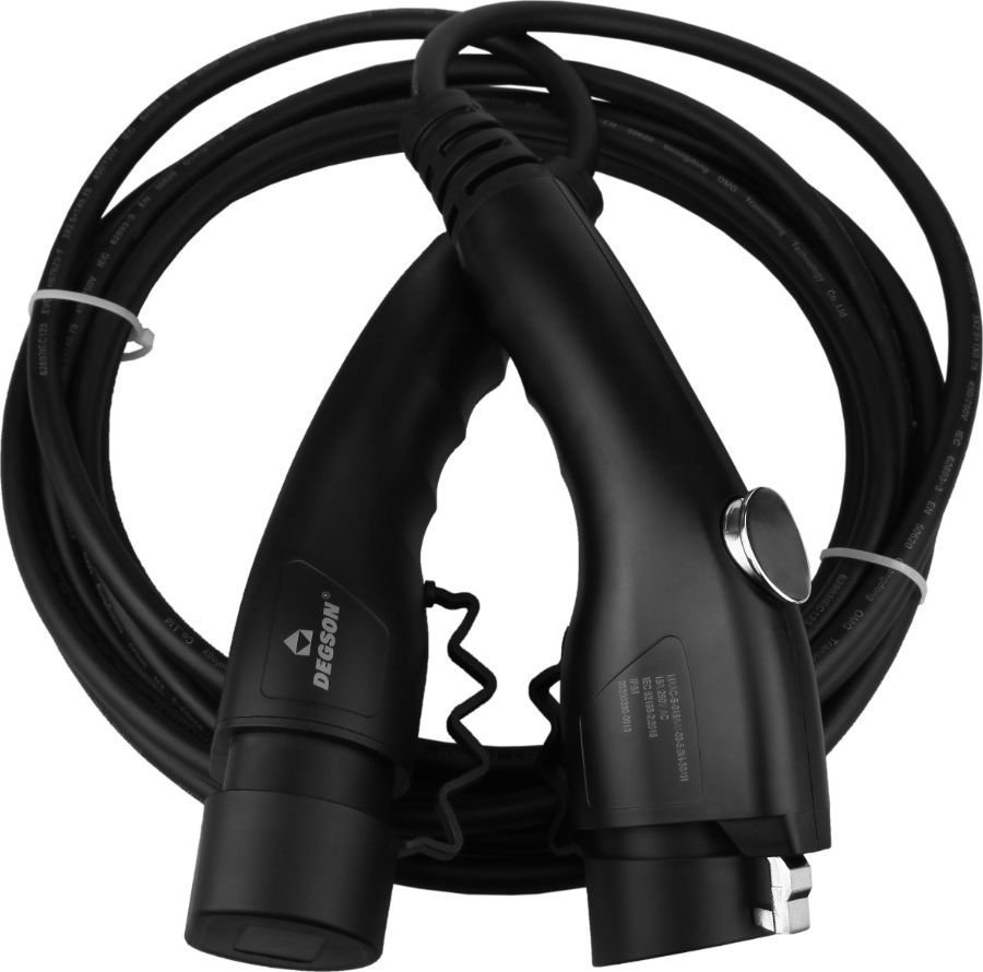 Kabel do ładowania samochodów Degson AC 230V 16A 3.6kW 5m Typ 1 / Typ 2 (MHAC-S-016A-VP1-5.0M)