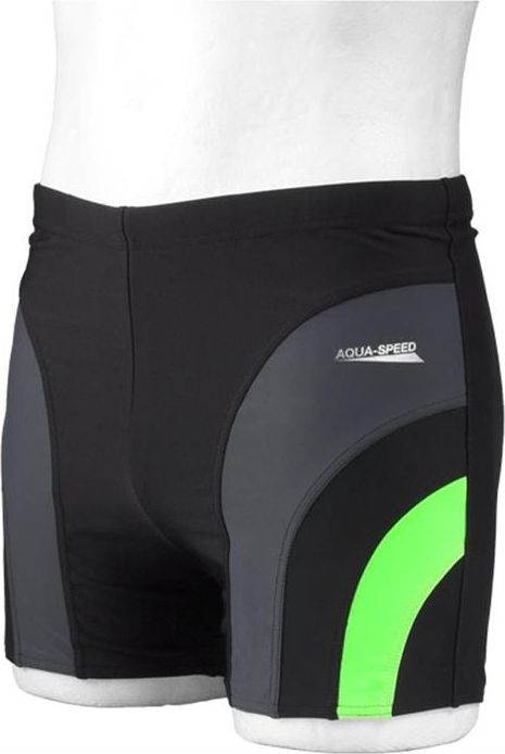 Aqua-Speed Spodenki pływackie SASHA rozmiar L kol. 138 czarny/szary/zielony (44008)