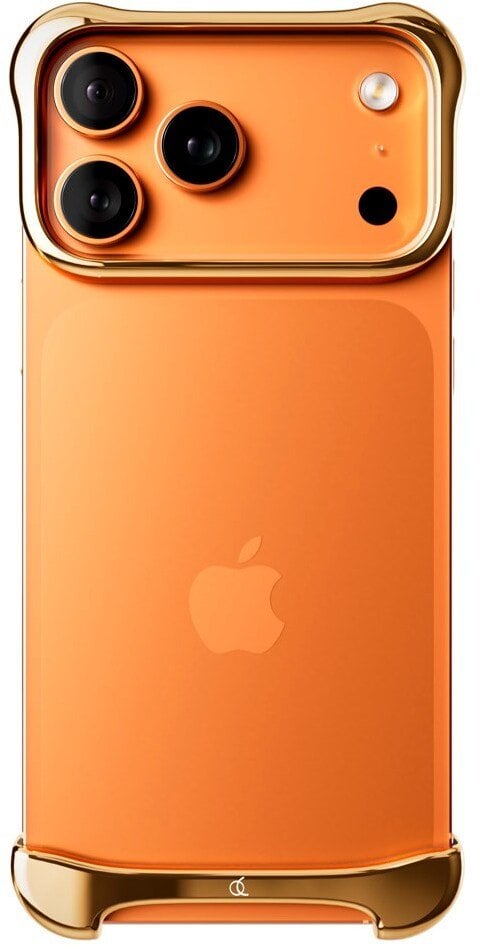 Arc Pulse - Aluminum Protective Case for iPhone 17 Pro Max, Gold
