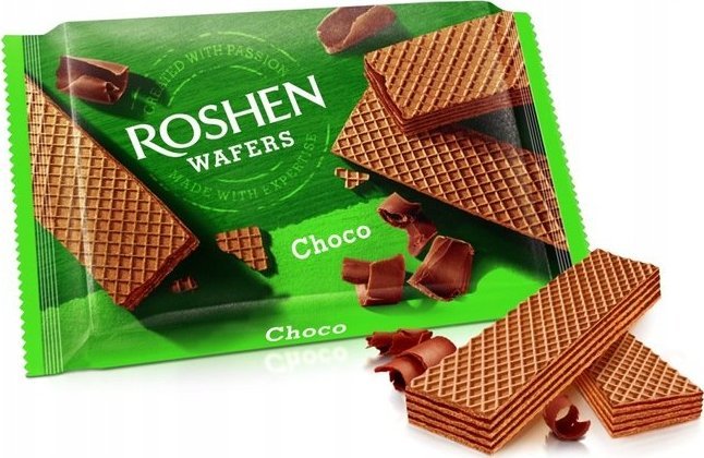 Roshen Wafers Wafelek o smaku kakaowym 72 g