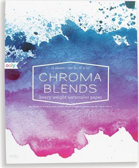 Kolorowe Baloniki Blok do malowania akwarelami 15 arkuszy