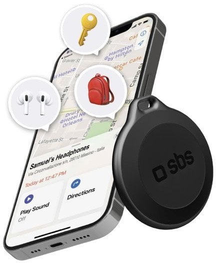 SBS Track My Circle komp. m. Apple schwarz