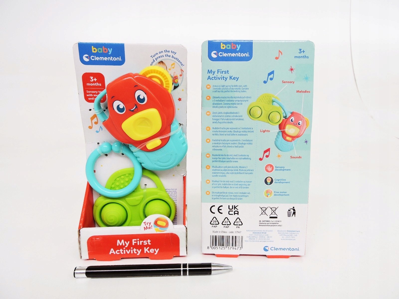 Clementoni MUZYCZNY KLUCZYK B/O 10X4X20 17949 CLM WB