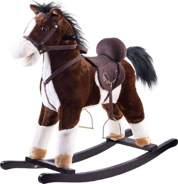 Jokomisiada Duży konik na biegunach merda ogonem ZA0052