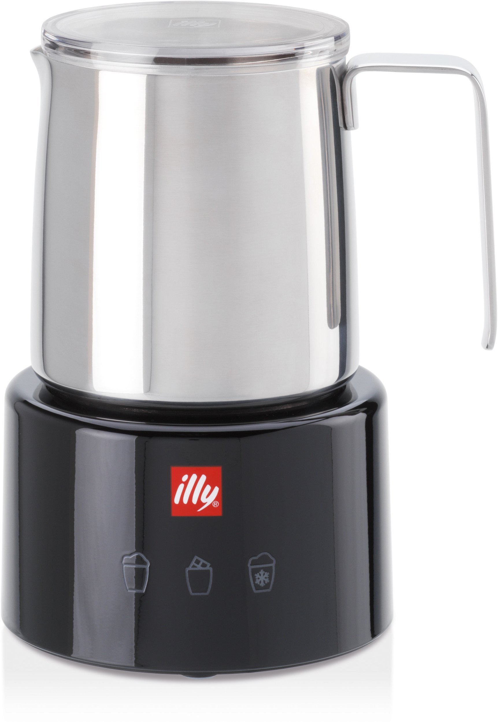 Illy 23760 spieniacz / podgrzewacz do mleka Czarny, Stal nierdzewna