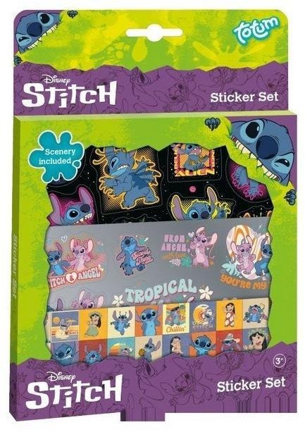 Zestaw naklejek ze Stitchem i przyjaciółmi