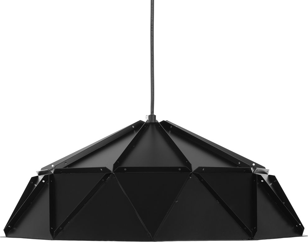 Lampa wisząca Beliani Lampa wisząca czarna SENIA