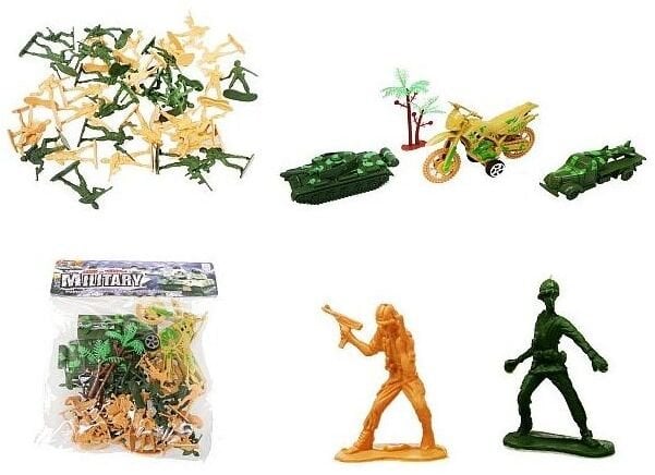 Armia zestaw żołnierzy pojazdy 44el HFY02 50349