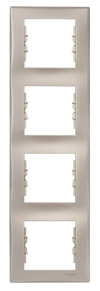 Schneider Electric Ramka poczwórna Sedna satyna SDN5802068