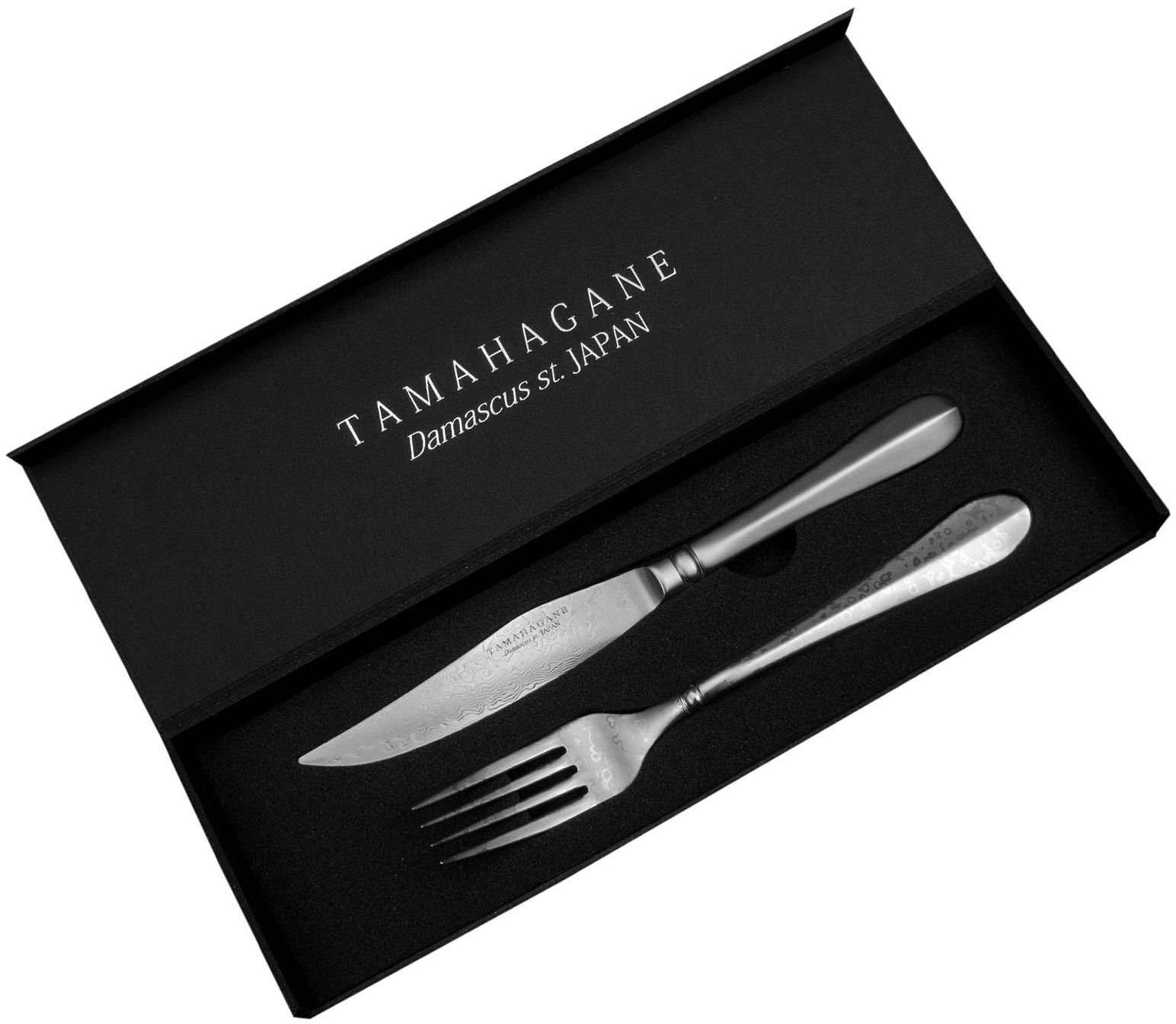 Tamahagane Zestaw Nóż + widelec do steków