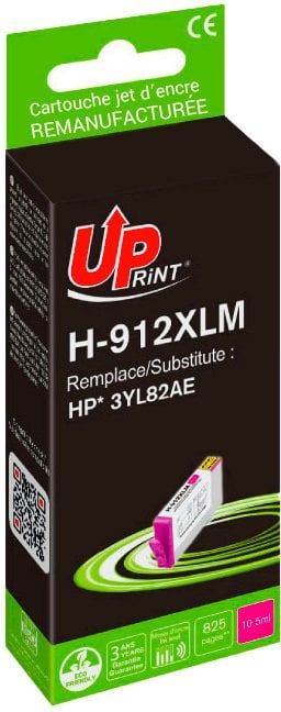 Tusz UPrint kompatybilny ink / tusz z 3YL82AE, HP 912XL, magenta, 825s