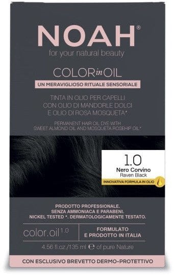 Aliejiniai plaukų dažai Noah Color In Oil 1.0, 135 ml