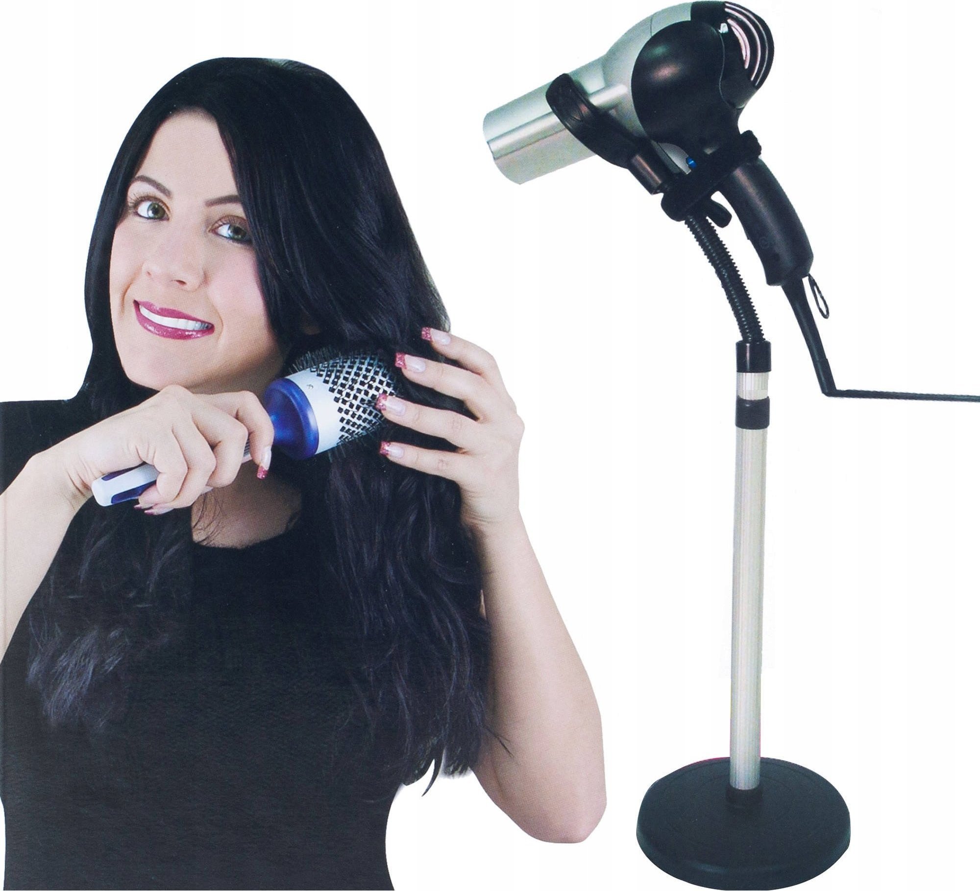 Korbi UCHWYT NA SUSZARKĘ DO WŁOSÓW STOJĄCY STOJAK 90cm