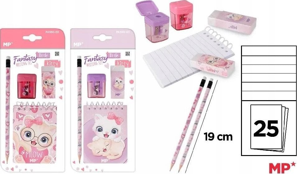 Zestaw do pisania Kot MIX