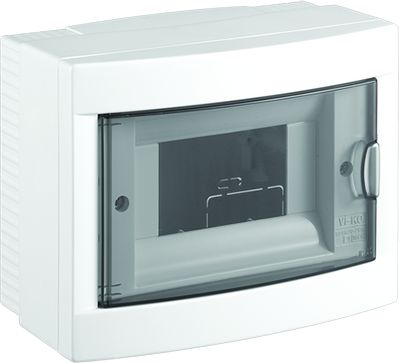 Viko Rozdzielnica modułowa 1 x 8 natynkowa IP40 zamek typu push (90912108)