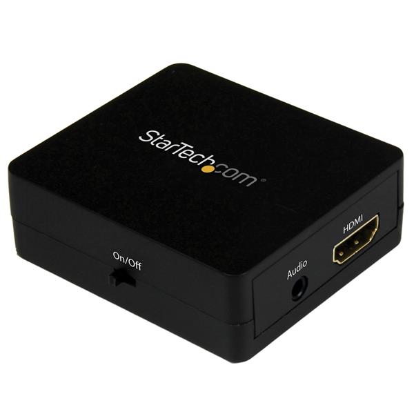 Adapter AV StarTech HDMI - HDMI + Jack 3.5mm czarny (HD2A)