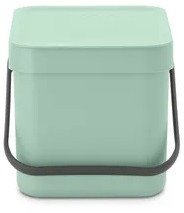 BRABANTIA waste bin Sort & Go 6 l Jade Green 211768