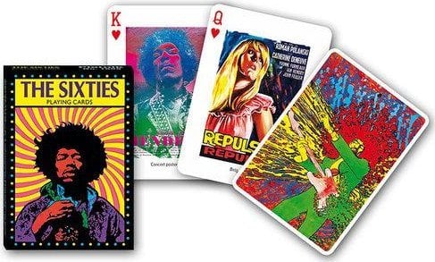 Piatnik Karty poj. international Lata Sze¶ćdziesi±te PIATN