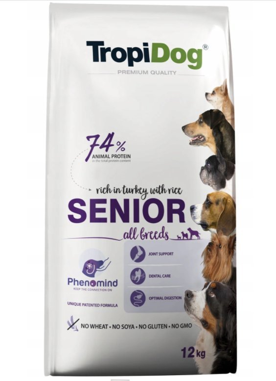 TropiDog TROPIDOG Premium Senior 12kg