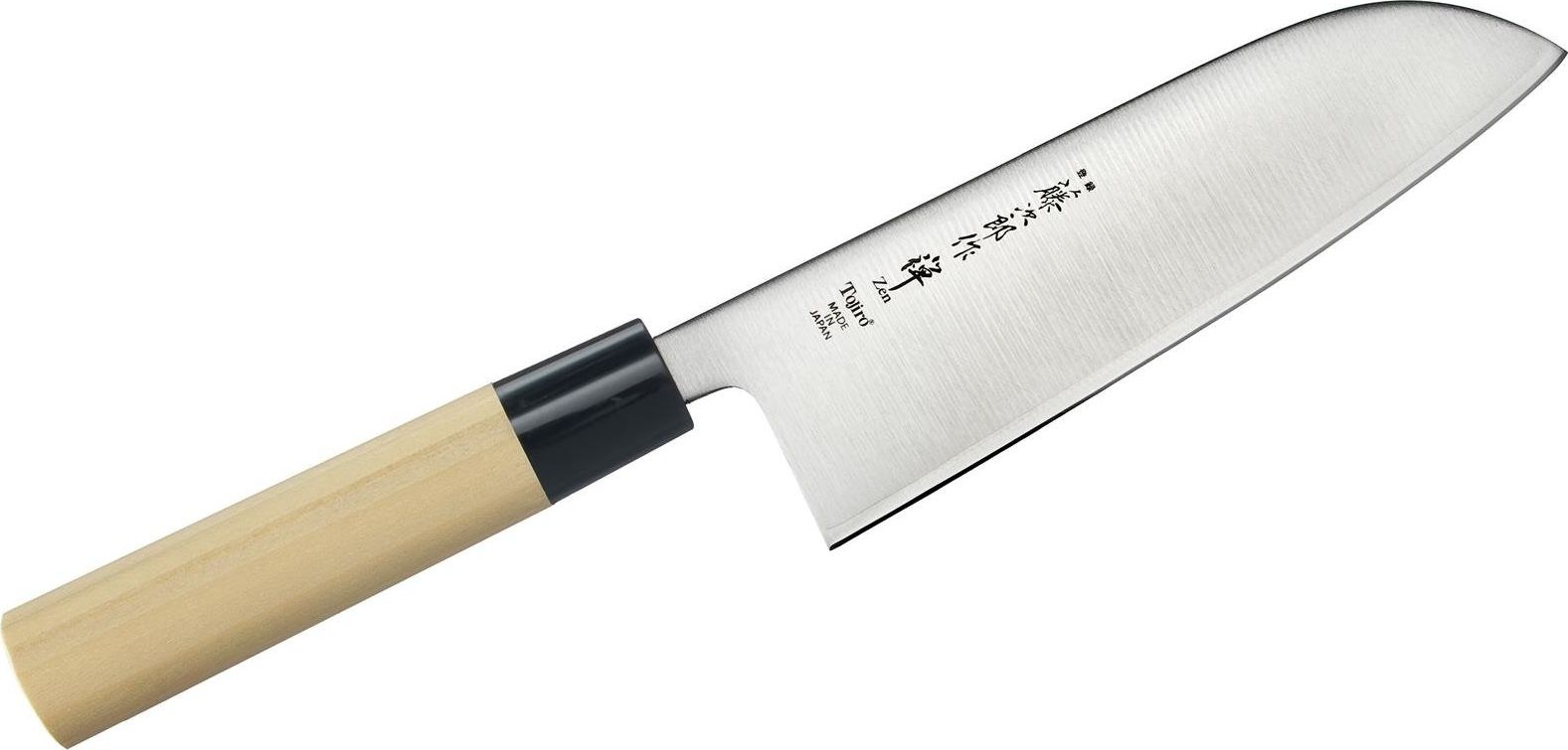 Tojiro Nóż kuchenny Santoku Tojiro Zen Dąb FD-567D 16,5 cm uniwersalny